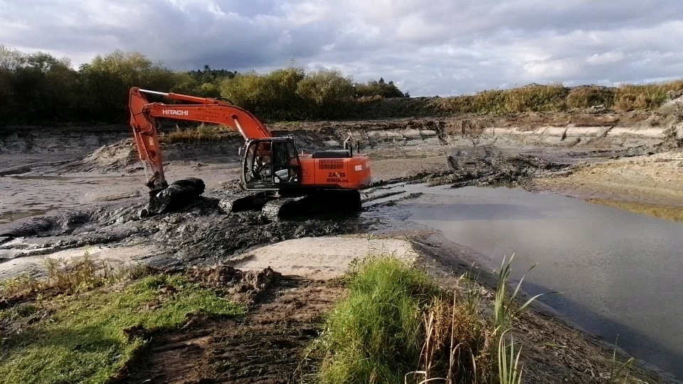 Oprensning af sø i Brønderslev